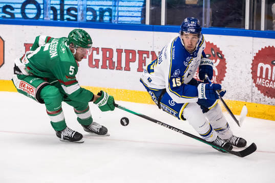 Rögles Ludvig Claesson och Leksands Max Veronneau