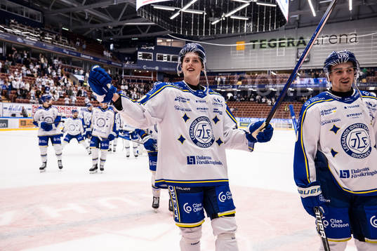 Leksands Anton Johansson jublar
