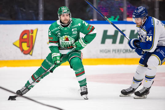 Rögles Thomas Grégoire och Leksands Peter Cehlarik