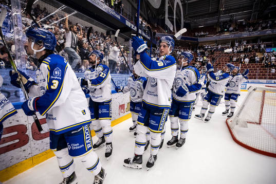 Leksands Anton Johansson jublar