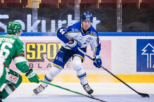 under ishockeymatchen i SHL mellan Leksand och Rögle