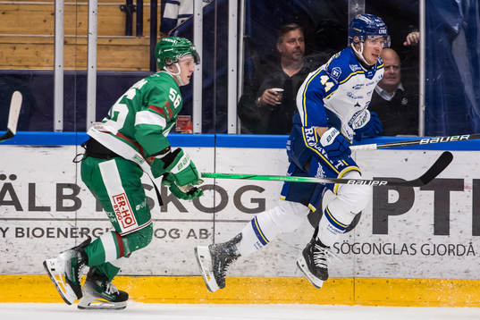 Rögles Adam Engström och Leksands Carter Ashton