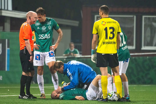 Brages Alexander Zetterström har ont