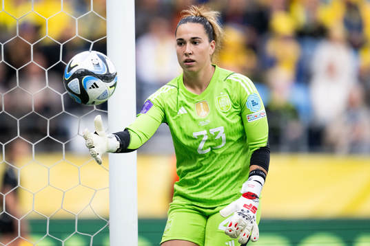Goalkeeper Cata Coll of Spain
