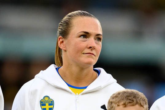 Magdalena Eriksson of Sweden at lineup