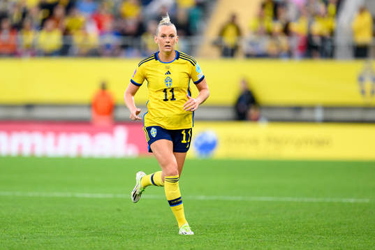 Stina Blackstenius of Sweden