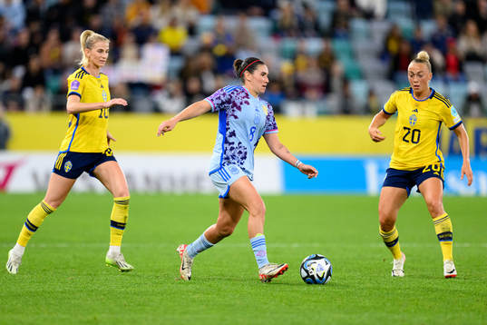 Sofia Jakobsson and Hanna Bennison of Sweden against
