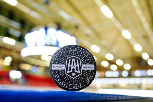 Officiell matchpuck för Hockeyallsvenskan