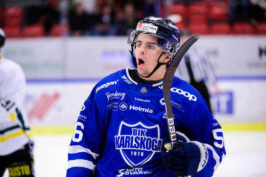 Karlskogas Albert Lyckåsen deppar