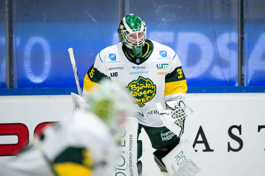 Björklövens målvakt Melker Thelin