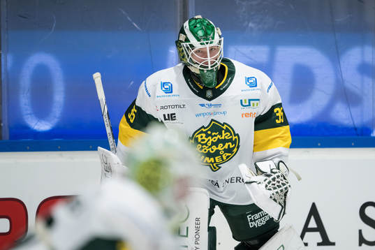 Björklövens målvakt Melker Thelin