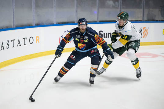 Djurgårdens Linus Klasen och Björklövens Linus Cronholm