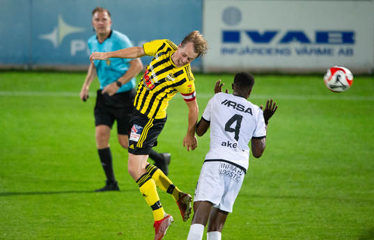 IFK Hässleholms Robin Strömberg i matchen i division 2