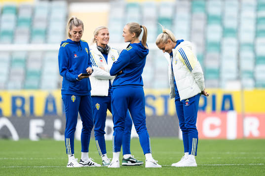 Linda Sembrant, Josefin Rybrink, Magdalena Eriksson and