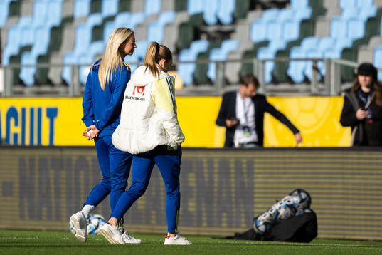 Amanda Ilestedt and Elin Rubensson of Sweden