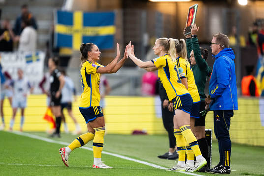 Johanna Rytting Kaneryd and Sofia Jakobsson of Sweden