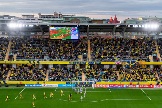 Magdalena Eriksson of Sweden celebrates with team mates