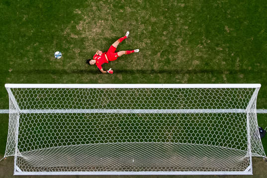 Goalkeeper Zecira Musovic of Sweden looks dejected as