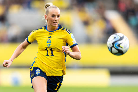 Stina Blackstenius of Sweden