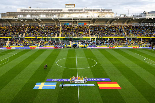 Players of Sweden and of Spain