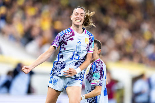 Eva Maria Navarro Garcia of Spain celebrates