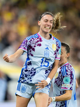 Eva Maria Navarro Garcia of Spain celebrates