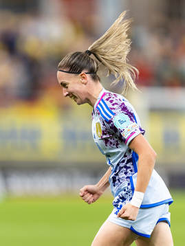 Eva Maria Navarro Garcia of Spain celebrates