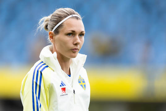 Goalkeeper Jennifer Falk of Sweden