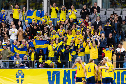 during the Nations League football match between Sweden and