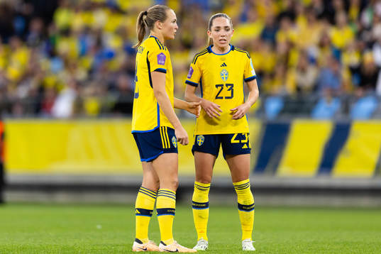 Magdalena Eriksson and Elin Rubensson of Sweden