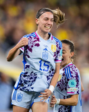 Eva Maria Navarro Garcia of Spain celebrates