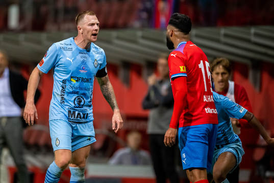 AFC Eskilstunas Jesper Modig i bråk med Helsingborgs Amin