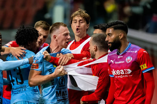 AFC Eskilstunas Jesper Modig i bråk med Helsingborgs