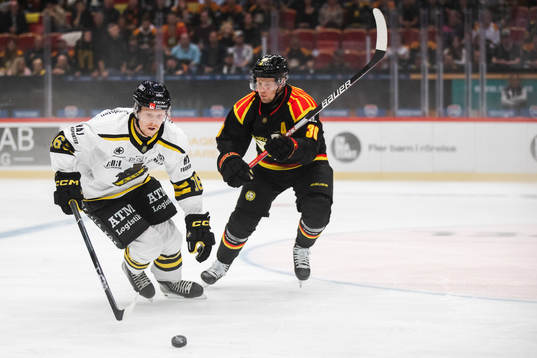 AIKs Ole Einar Egeland Andersen och Brynäs Linus Ölund