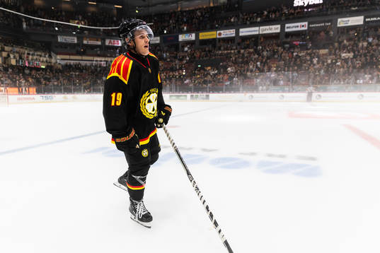 Brynäs Tyler Kelleher jublar