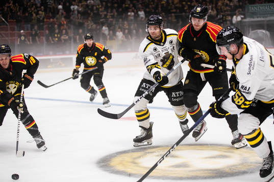 AIKs Filip Windlert och Brynäs Karlis Cukste