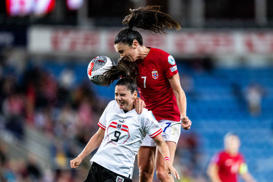 Sarah Zadrazil of Austria and Ingrid Syrstad Engen of Norway