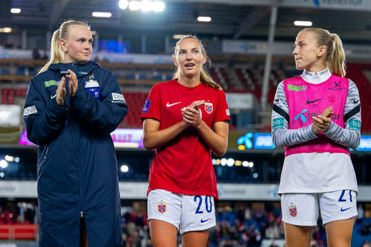 Karina Sævik, Marit Bratberg Lund and Emilie Nautnes of