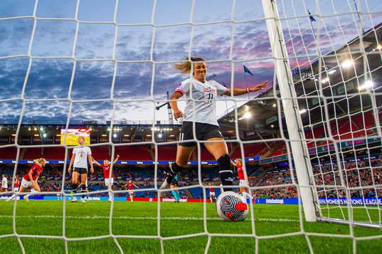 Marina Georgieva of Austria reacts