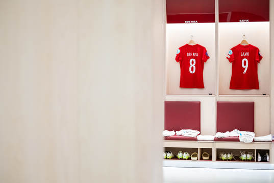 The kits of Vilde Bøe Risa and Karina Sævik of Norway in