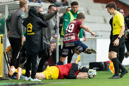 Jönköpings Södras målvakt Alexander Eriksson och