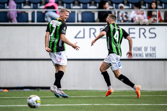 GAISs Joackim Åberg jublar