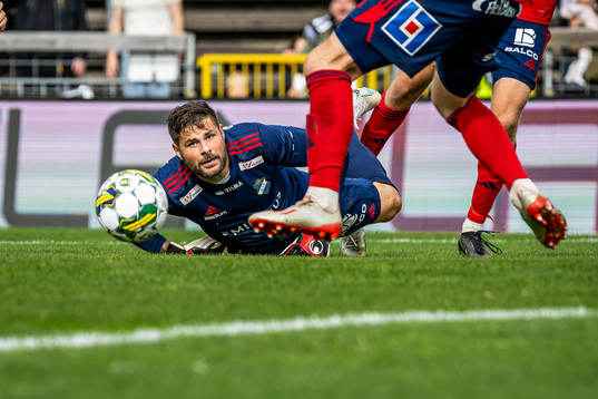 Östers målvakt Miloje Prekovic