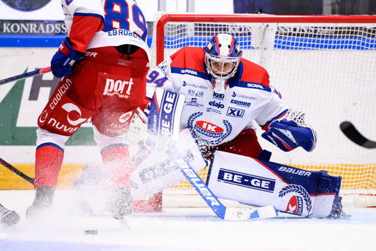 Oskarshamns målvakt Marek Langhamer