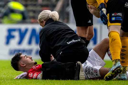 Degerfors Peter Gwargis har ont