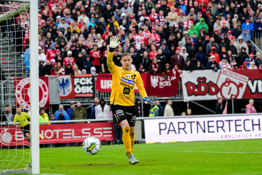Degerfors målvakt Sondre Lovseth Rossbach
