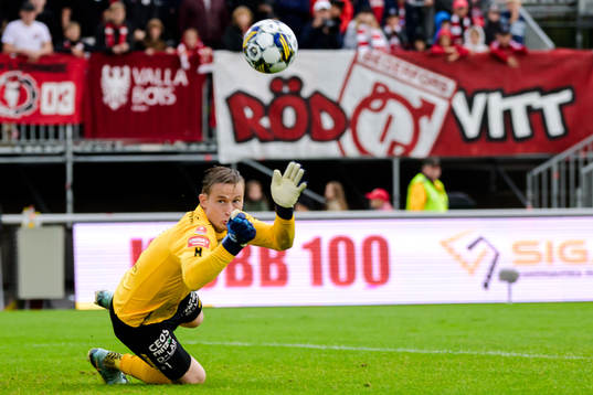Degerfors målvakt Sondre Lovseth Rossbach