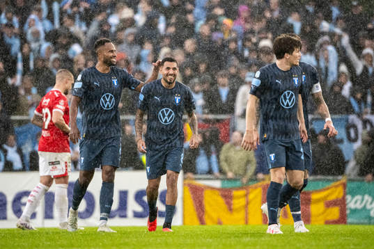 Malmö FFs Isaac Kiese Thelin jublar