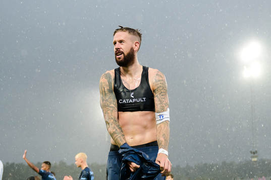 Malmö FFs Pontus Jansson jublar