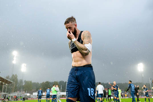 Malmö FFs Pontus Jansson jublar